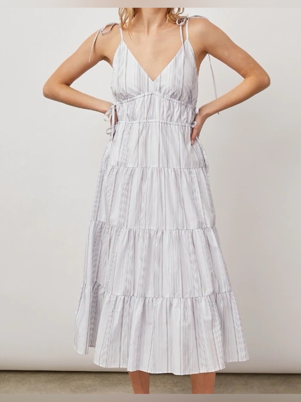 Rails Julia Midi Strap Dress in West Seaport Size Small